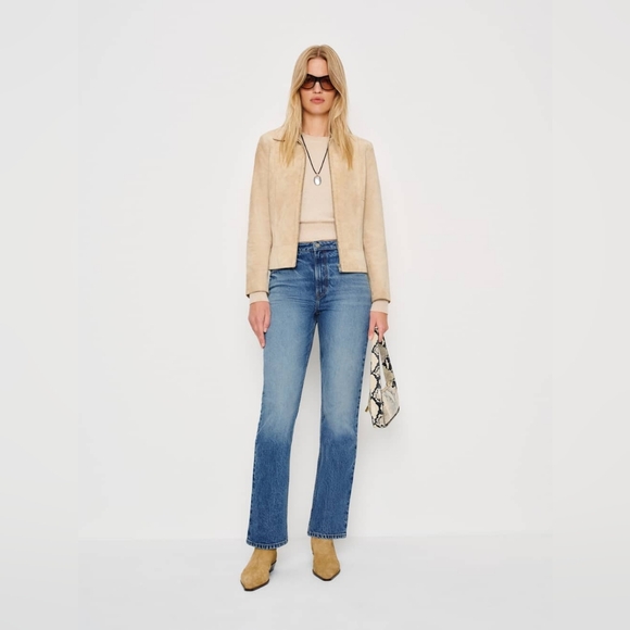 NWT Reformation Jax Jeans Size 29 Light Blue/Malombe Wash